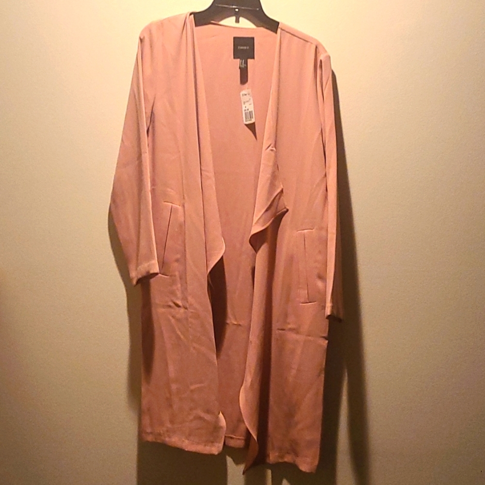 Rose colored causal jacket